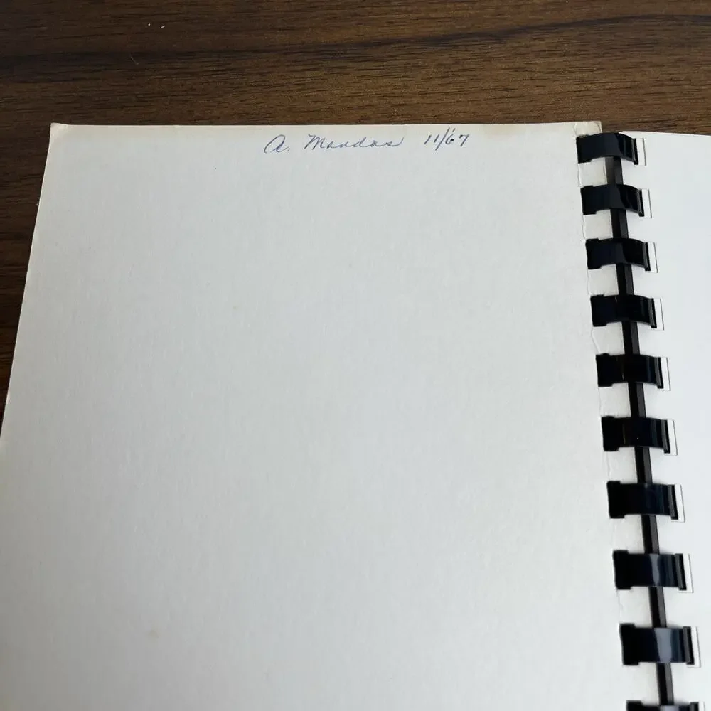 Vtg 1967 Hellenic Cuisine A Collection of Greek Recipes Cookbook Spiral Bound